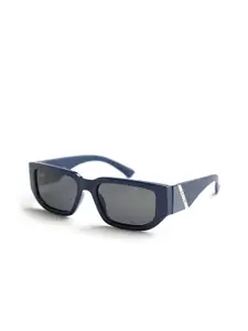 OPIUM Women Rectangular Polarized & UV Protection Plastic Sunglasses OP-10236-C04-54