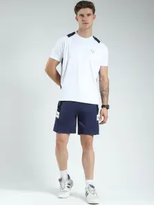 Monte Carlo Colorblocked Round Neck T-Shirt & Bermuda Shorts Co-Ord Set