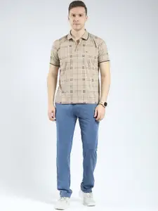 Monte Carlo Checked Polo Collar T-Shirt & Trouser Co-Ord Set