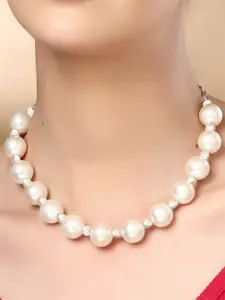 Bohey by KARATCART Pearls Beaded Classic Necklace