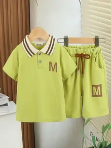 INCLUD Boys Short Sleeves T-shirt With Shorts