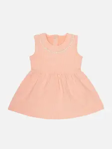 Bodycare Girls Striped Fit & Flare Dress