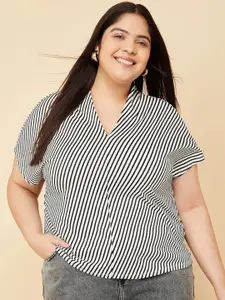 max Vertical Stripes Striped Shirt Style Top