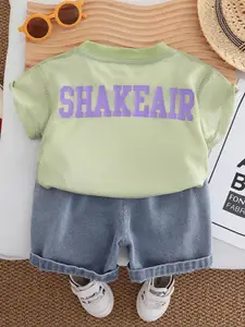 INCLUD Boys Short Sleeves T-shirt With Shorts