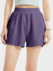 HRX by Hrithik Roshan Women Regular Fit Mid-Rise Shorts