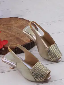 BAESD Girls Embellished Kitten Sandals