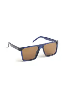 OPIUM Crystal Rectangular Polarized & UV Protection Plastic Sunglasses for Men