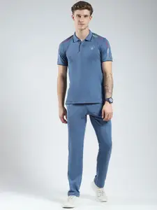 Monte Carlo Printed Polo Collar T-Shirt & Trouser Co-Ord Set
