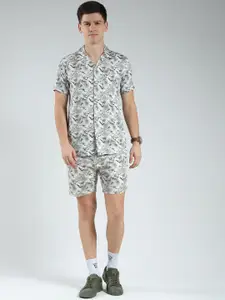 Monte Carlo Printed Collared Shirt & Shorts Co-Ord Set