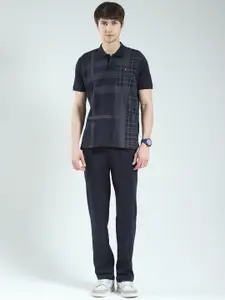 Monte Carlo Printed Polo Collar T-Shirt & Trousers With Shorts Co-Ord Set