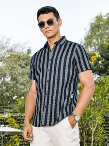 Thomas Scott Striped Premium Slim Fit Casual Shirt