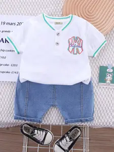 INCLUD Boys Short Sleeves T-shirt With Shorts