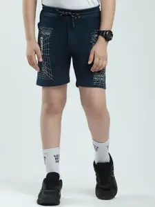 Monte Carlo Boys Graphic Printed Mid-Rise Outdoor Bermuda Shorts