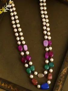 Anouk Brass Gold-Plated Layered Necklace