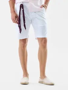 Snitch Men Mid-Rise Cotton Shorts