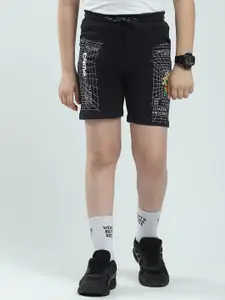 Monte Carlo Boys Abstract Printed Mid-Rise Outdoor Bermuda Shorts