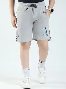 Monte Carlo Boys Typography Printed Mid-Rise Outdoor Shorts