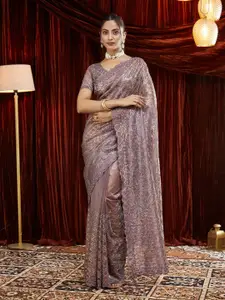 kasee Embellished Embroidered Supernet Saree