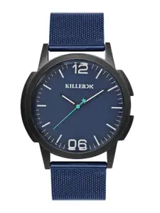 Killer Men Brass Printed Dial & Straps Analogue Watch KL-SS25-5A