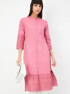 max Mandarin Collar Straight Kurta