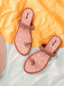 Anouk Women Synthetic One Toe Flats