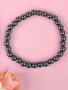 Sukhad Black Hematite Charm Bracelet