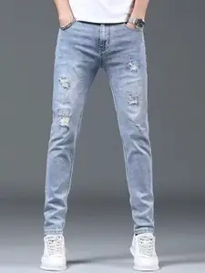 The Roadster Lifestyle Co. Men Cotton Mid-Rise Heavy Faded Jeans