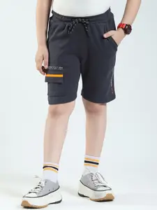 Monte Carlo Boys Typography Printed Sports Shorts