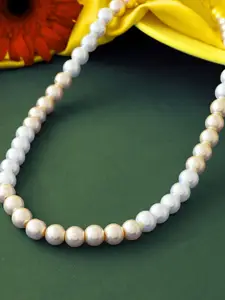 Anouk Gold-Plated Pearls Beaded Layered Necklace