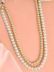 Anouk Brass Gold-Plated Layered Necklace