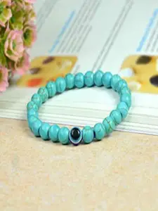 Sukhad Blue Turquoise Charm Bracelet