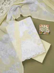 Koskii Floralk Printed Unstitched Dress Material