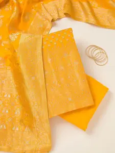 Koskii Ethnic Motifs Embroidered Beads and Stones Unstitched Dress Material