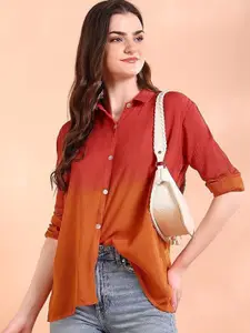 CORSICA Women Tie and Dye Relaxed Casual Shirt