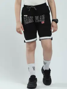 Monte Carlo Boys Typography Printed Regular Fit Bermuda