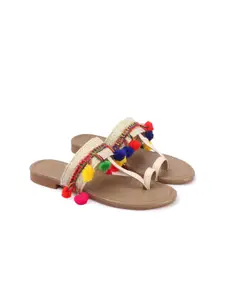 AVIVASTYLE Women One Toe Flats