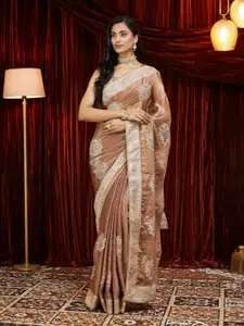 kasee Embellished Embroidered Pure Silk Saree