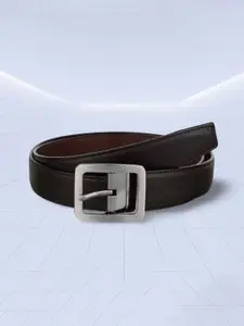 Azibo Men Textured Reversible Formal Belt