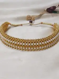 Heer Collection Brass Gold-Plated Necklace