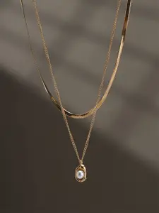 PALMONAS Gold-Plated Necklace