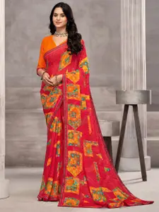 Anouk Zari Pure Chiffon Saree
