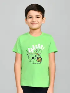 Lux Cozi Boys Printed Pure Cotton T-shirt With Shorts