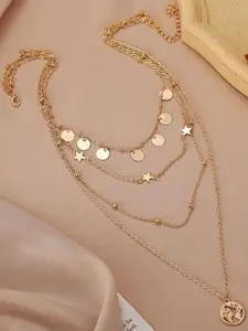 DressBerry Gold-Plated Layered Necklace