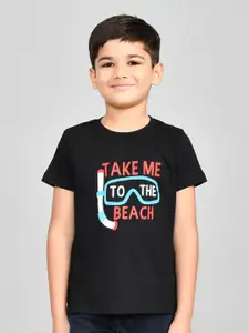 Lux Cozi Boys Printed Pure Cotton T-shirt With Shorts