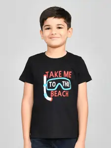 Lux Cozi Boys Printed Pure Cotton T-shirt With Shorts