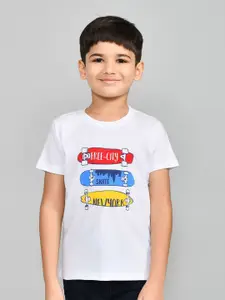Lux Cozi Boys Printed Pure Cotton T-shirt With Shorts