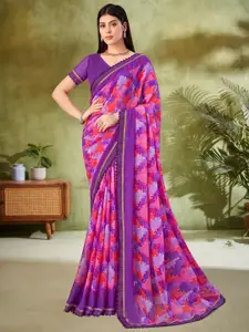 Anouk Pure Chiffon Saree