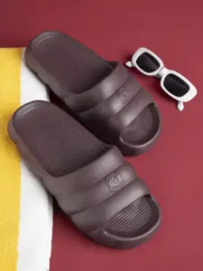 Red Tape Men Solid EVA Sliders Flip Flops