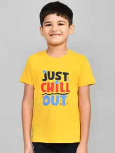 Lux Cozi Boys Printed Short Sleeves Pure Cotton T-shirt With Shorts