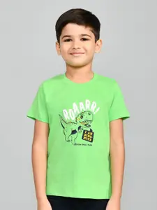 Lux Cozi Boys Printed Pure Cotton T-shirt With Shorts